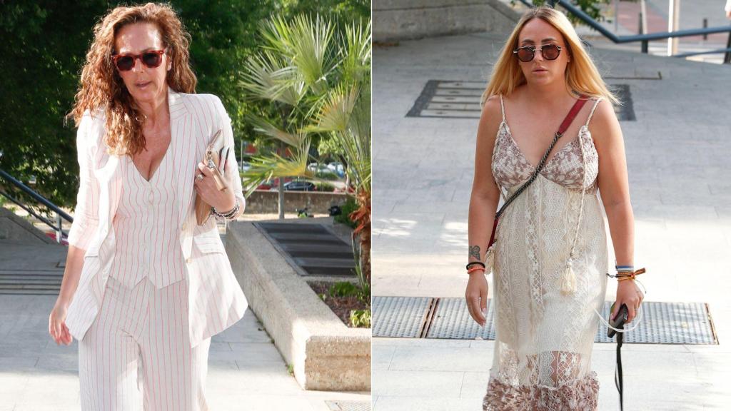 Rocío Carrasco junto a su hija, Rocío Flores, en un fotomontaje de EL ESPAÑOL.