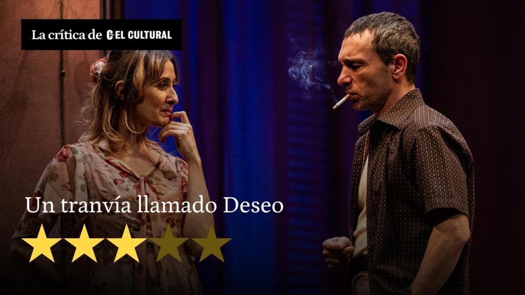 Nathalie Poza y Pablo Derqui en 'Un tranvía llamado Deseo'. Foto: Elena C. Graiño