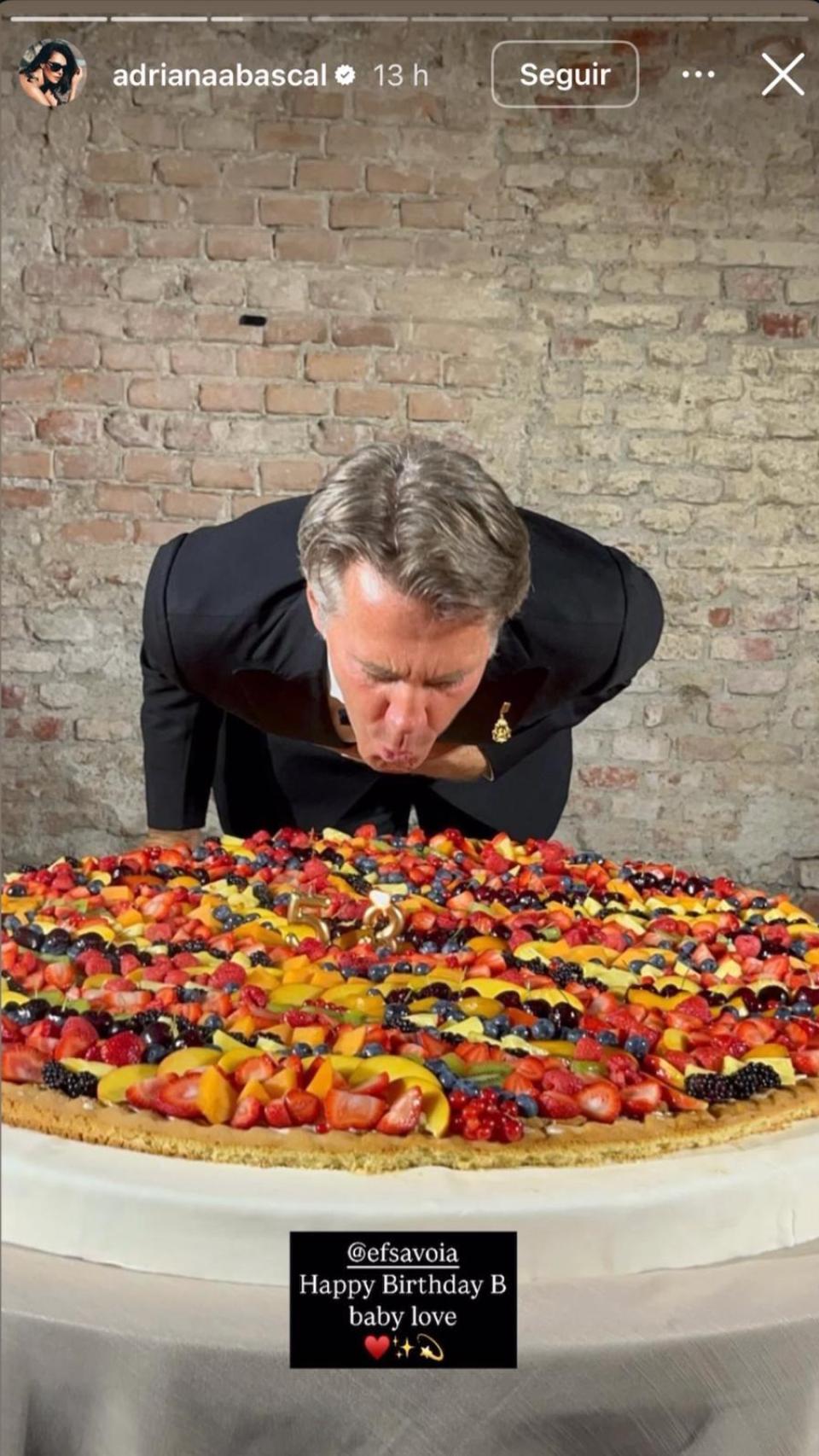 Manuel Filiberto de Saboya, en una imagen de sus redes sociales.