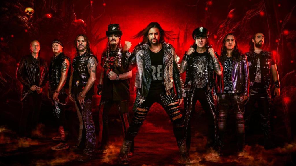 Foto promocional de la banda Mägo de Oz.