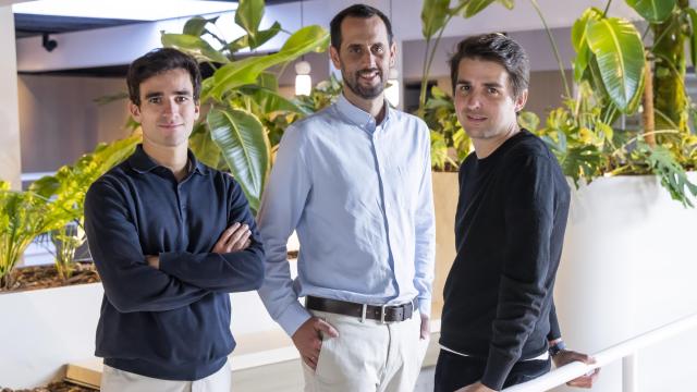 Equipo Dapibus de izquierda a derecha: Arturo Almazor, Carlos Conde y Alex Segura.