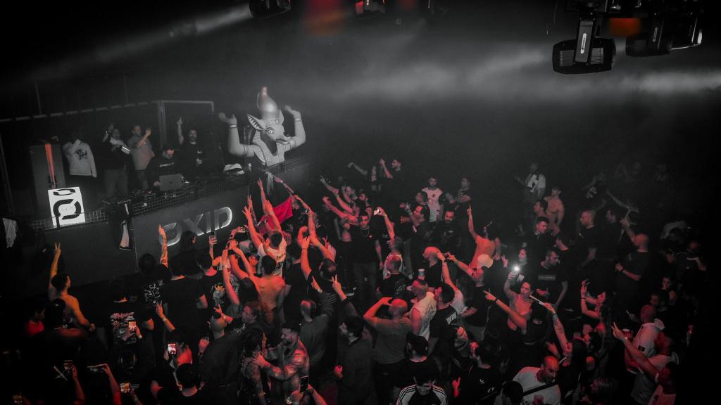 Imagen de una fiesta en Oxid Club. Oxid Group