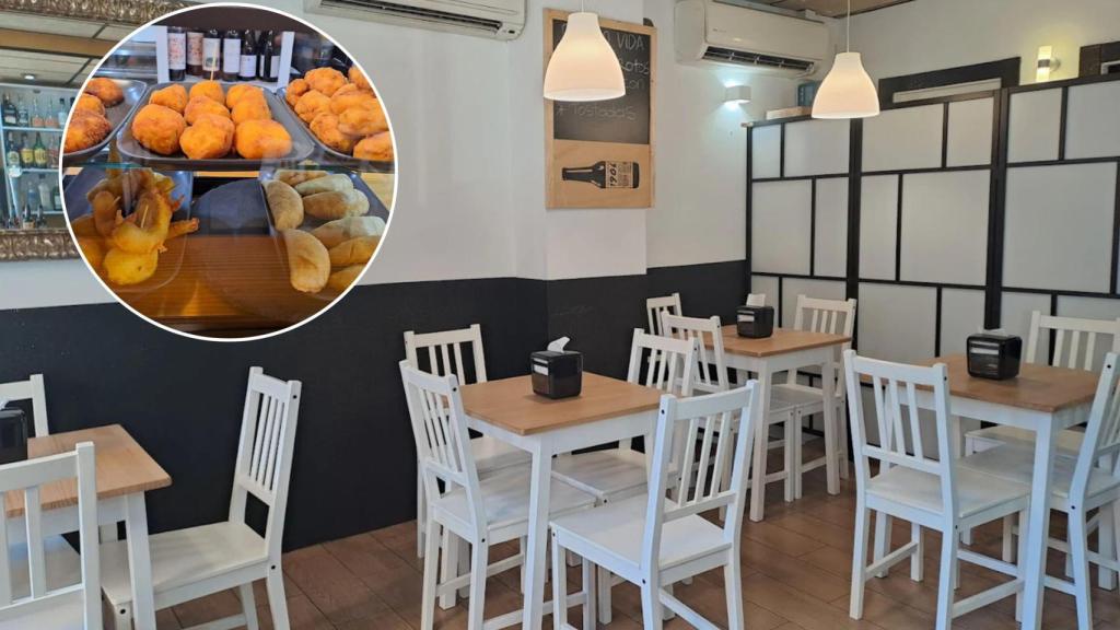 Cierra un bar en el centro de Zaragoza.