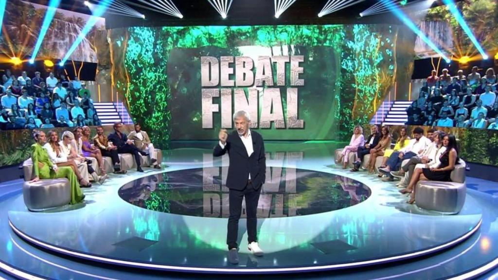 Carlos Sobera, en el debate final de 'Supervivientes 2025'.