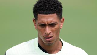 Jude Bellingham, en un entrenamiento del Real Madrid