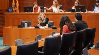 Mar Vaquero, en las Cortes de Aragón