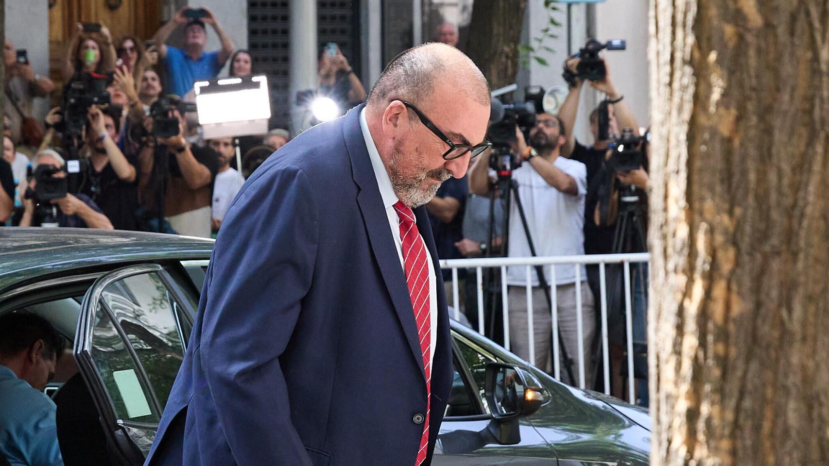 Koldo García, este lunes, a su llegada al Supremo.