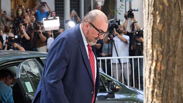 Koldo García, este lunes, a su llegada al Supremo.