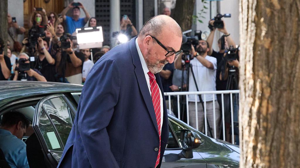 Koldo García, el pasado lunes, a su llegada al Tribunal Supremo.