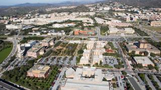 Vistas de la Universidad de Málaga.