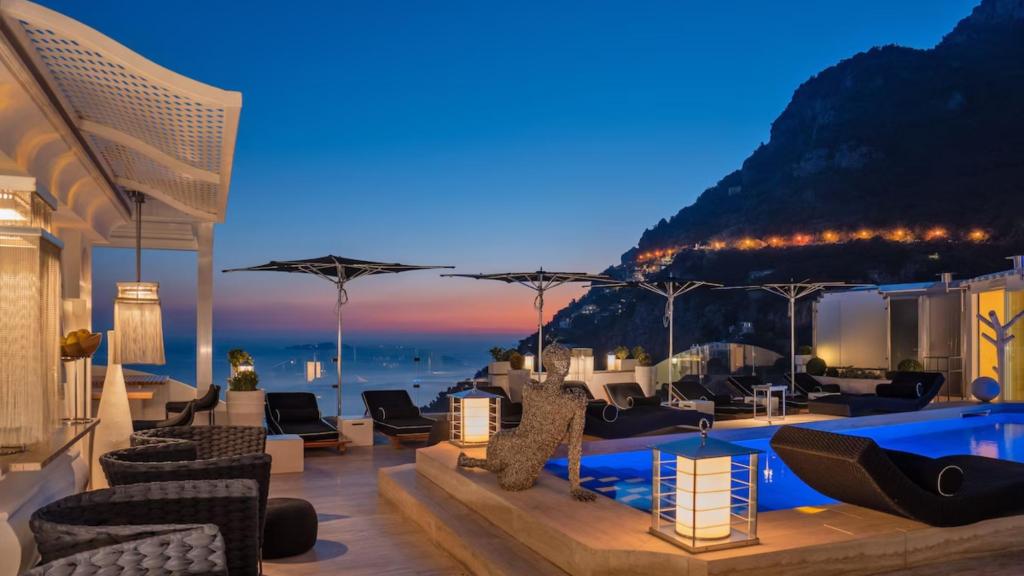 Hotel Villa Franca en Positano.