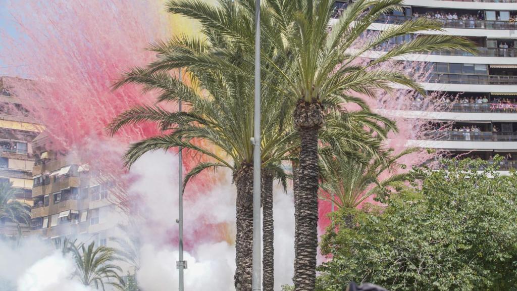 Mascletà de  Pirotecnia Hermanos Ferrández.