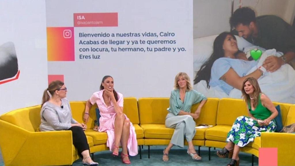 Colaboradores en plató.