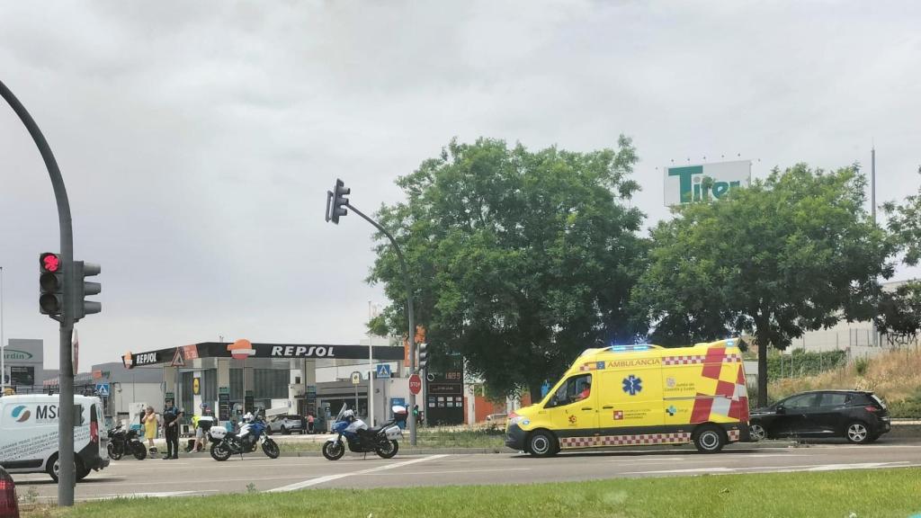 Accidente en la Avenida de Salamanca
