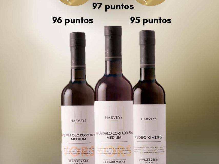 Los tres premiados de Fundador en los Decanter World Wine Awards 2025.