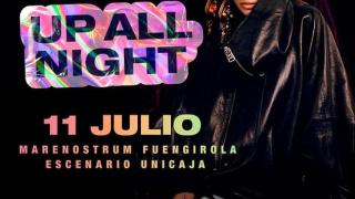 Cartel del concierto de Jennifer López en Málaga.