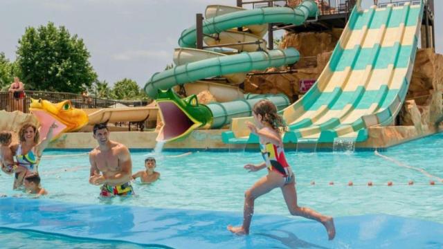 Imagen de un parque acuático en Valencia. Magic Robin Hood