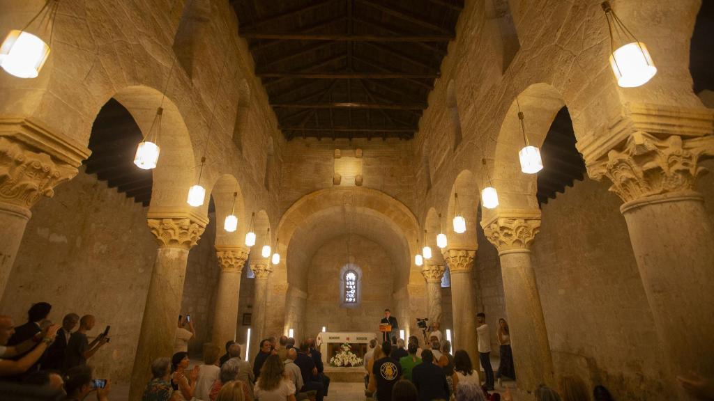 Nueva iluminación de la basílica de San Juan de Baños