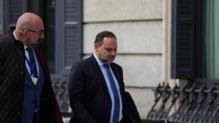 El exministro Ábalos junto a Koldo García (derecha).