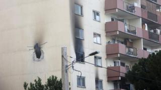 Un edificio resultó dañado tras los ataques israelíes en Teherán, Irán, el 13 de junio.
