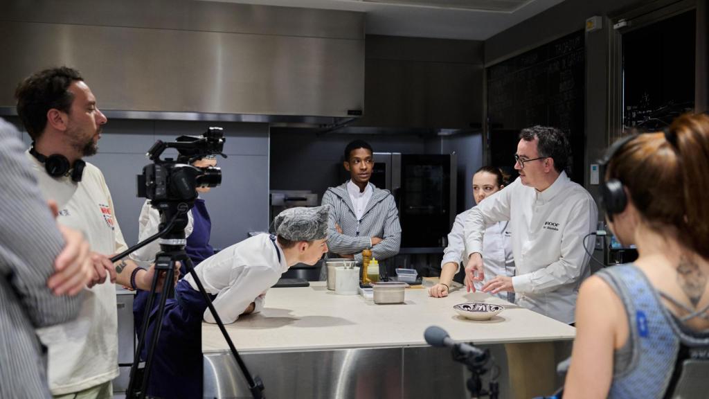 Momentos de la grabación de 'Noor'.