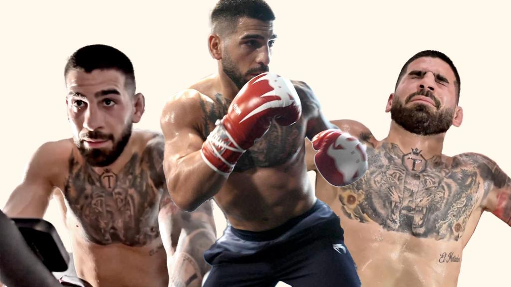 Ilia Topuria, durante su preparación