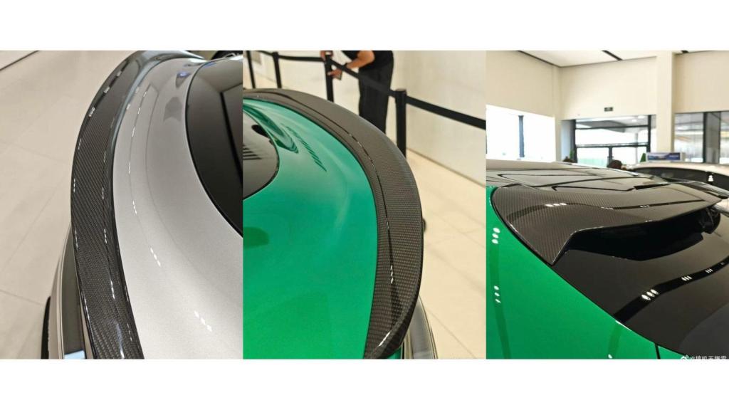 Detalles en fibra de carbono del Xiaomi YU7 Max