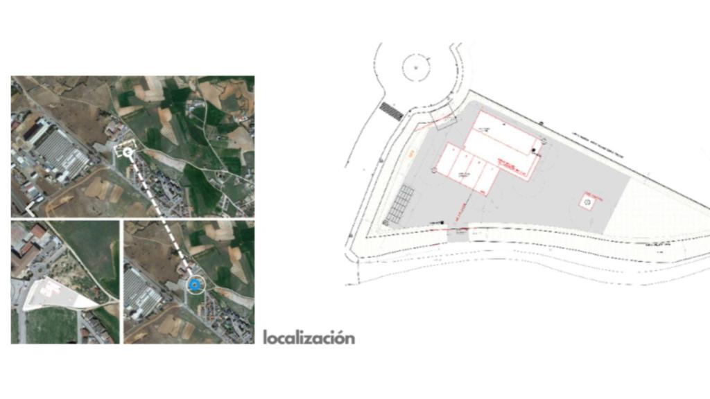 Planos orientativos del nuevo parque de bomberos de Villarejo de Salvanés.