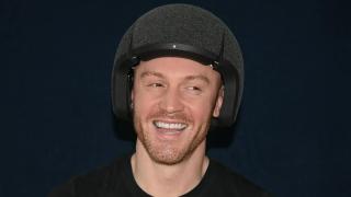 Lucas Scherdel, CEO y cofundador de Connectome, con el casco.