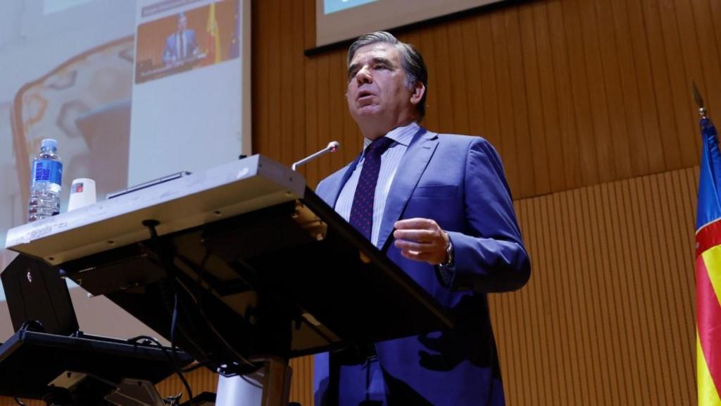 José Luis Belmonte, este lunes en Valencia. Efe / Ana Escobar