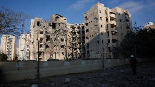 Edificio en Beersheba, al sur de Israel, alcanzado por un misil balístico iraní.