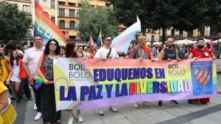 Manifestación por el Día del Orgullo LGTBI 2024 en Toledo. Foto: Ayuntamiento.