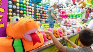 Una tómbola de feria.