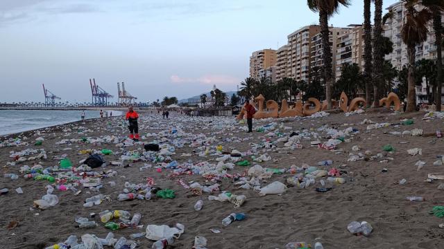 Una imagen de cómo ha quedado La Malagueta.