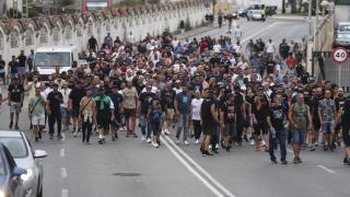Protestas del sector del metal de Cádiz, la semana pasada.