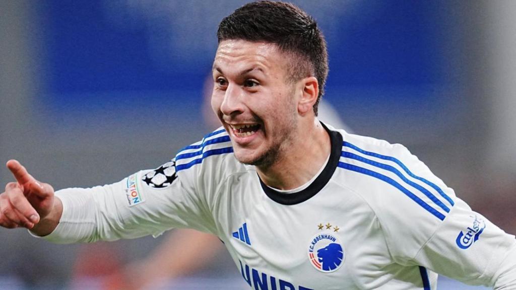 Roony Bardghji, con el Copenhague