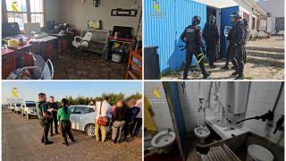 Así vivían cerca de 200 temporeros en una finca de Huesca