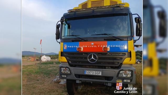 Imagen del dispositivo de búsqueda de Protección Civil en La Maluenga.