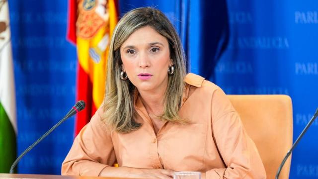María Márquez, número 2 del PSOE de Andalucía, en el Parlamento.