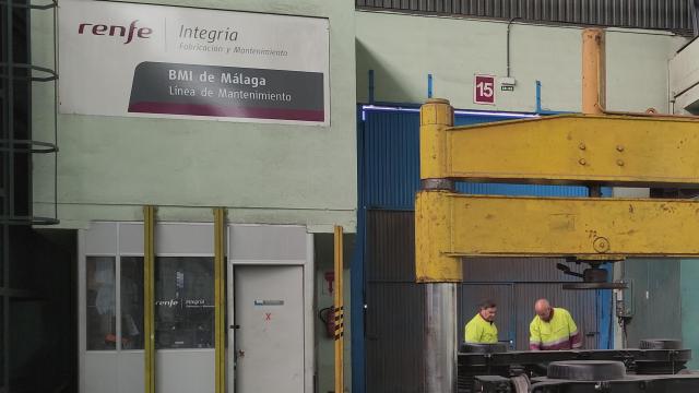 Imagen de los talleres de Los Prados, en Málaga.