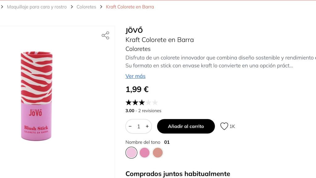 Kraft Colorete en Barra.