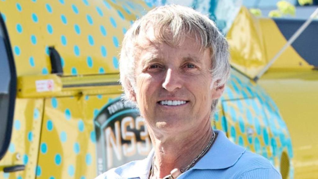 Jesús Calleja en la presentación de la primera temporada de 'Volando voy, volando vengo'.