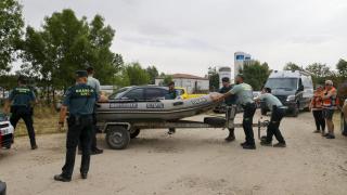 Efectivos de la Guardia Civil en el lugar el suceso
