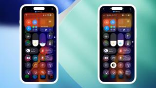 Fotomontaje con el antes y el después de iPadOS.