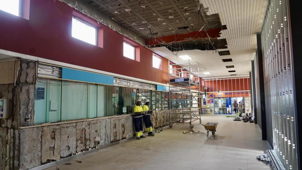 Obras en la Estación de Autobuses de Valladolid