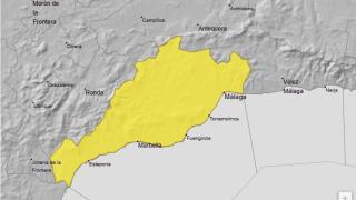 Mapa de avisos de la Aemet para este miércoles.