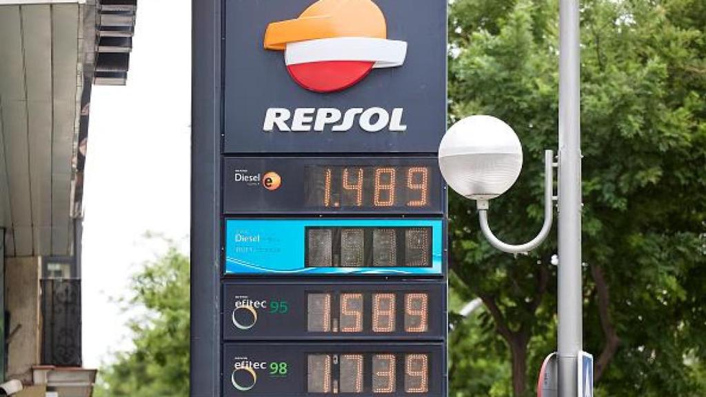 Ejemplo de precio de la gasolina.