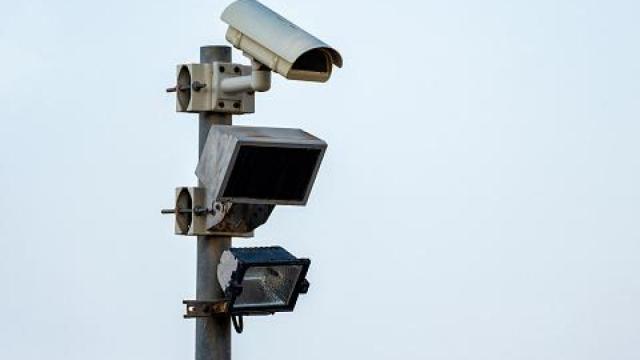 Imagen de un radar de velocidad.