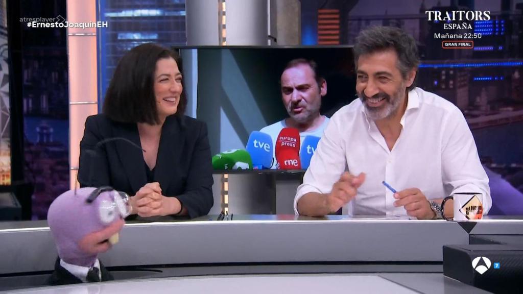 Rosa Belmonte y Juan del Val en 'El Hormiguero'.