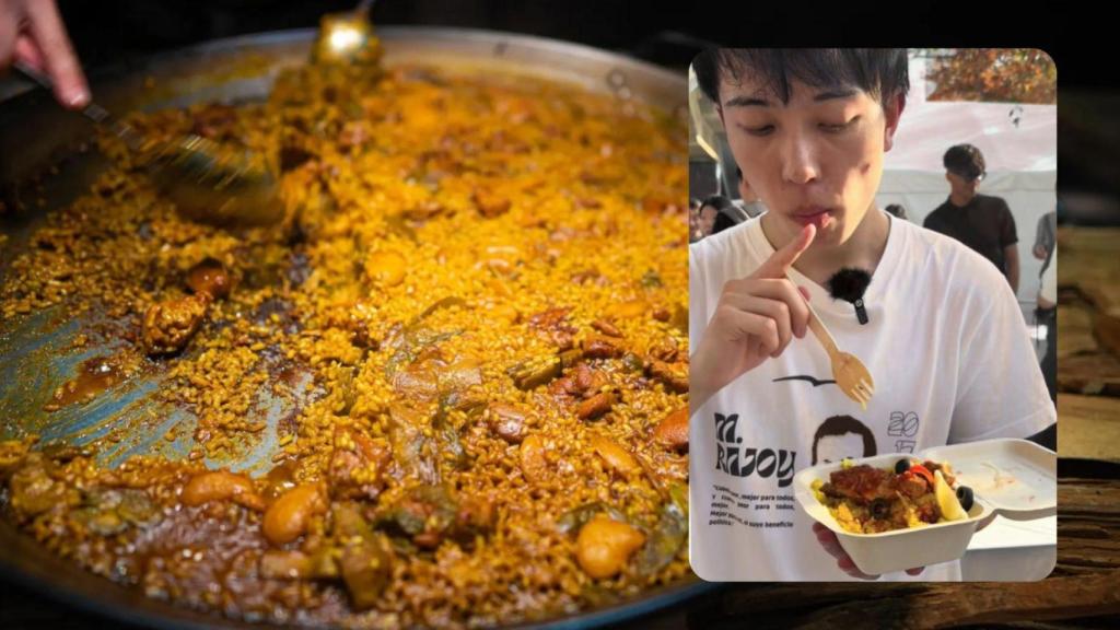 Un turista japonés prueba la paella y habla alto y claro sobre qué le parece: Me da un poco de miedo